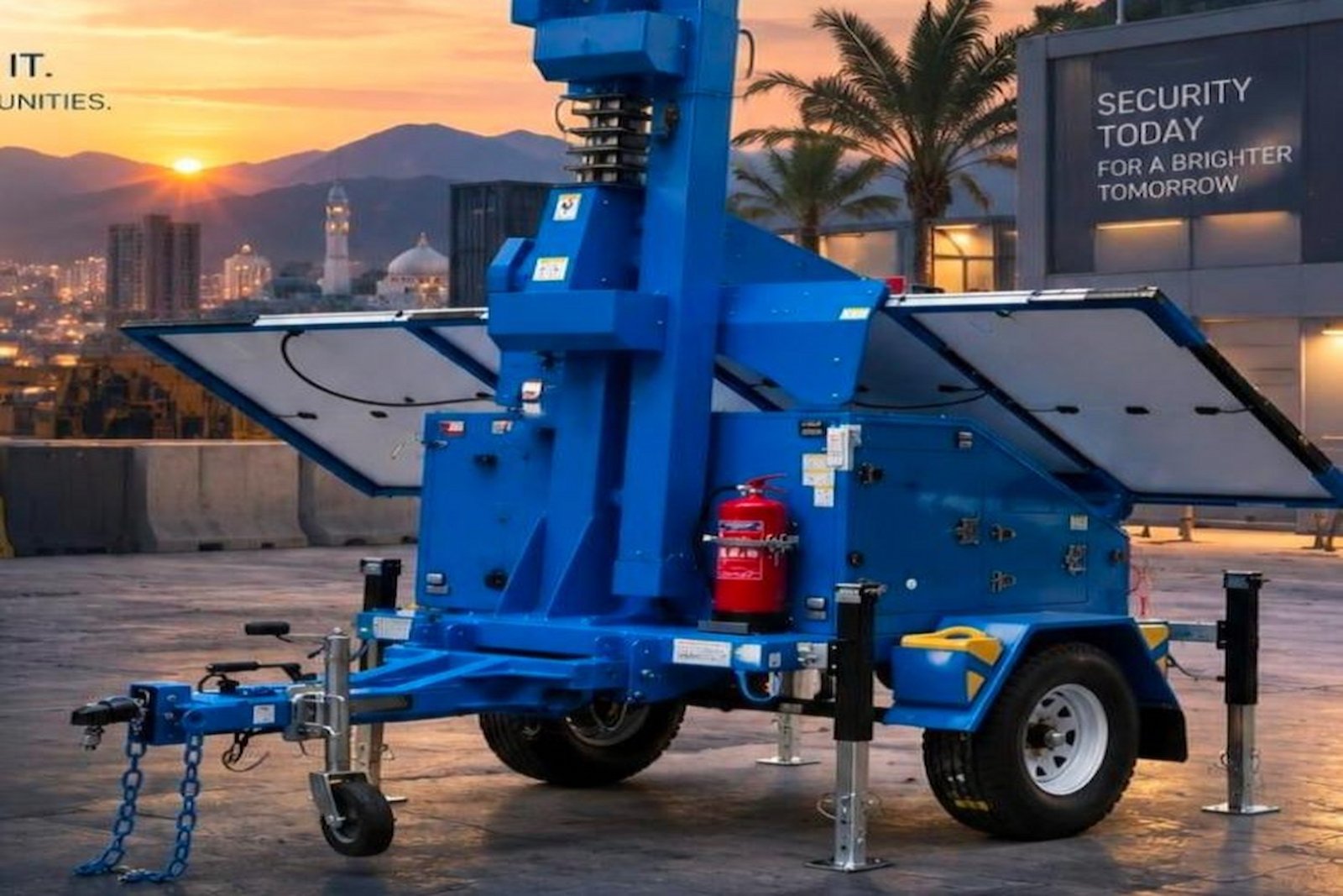 Global Eye mobile surveillance trailer