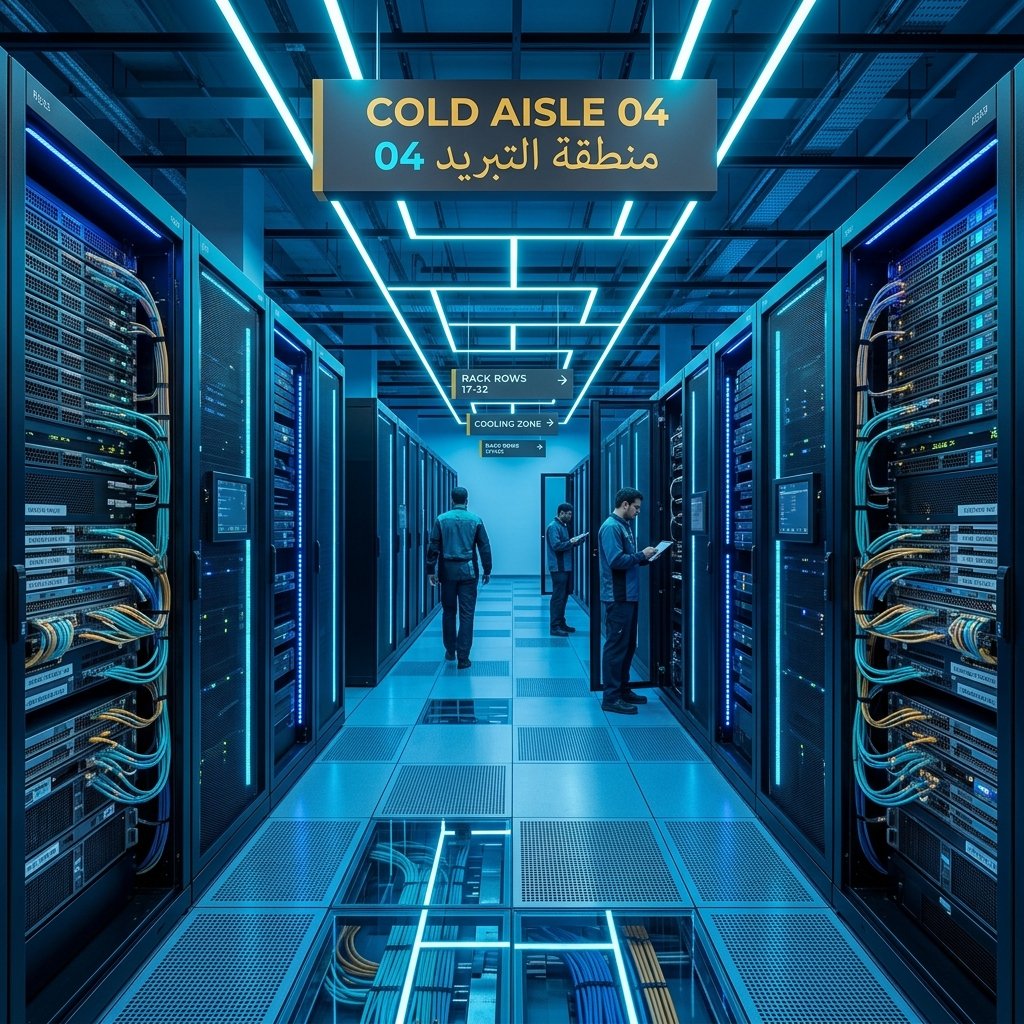 Data center interior