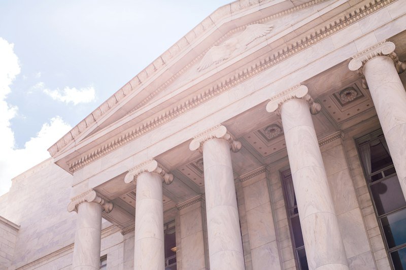 Government building with columns