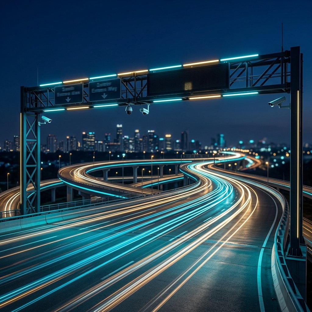Highway and railway infrastructure