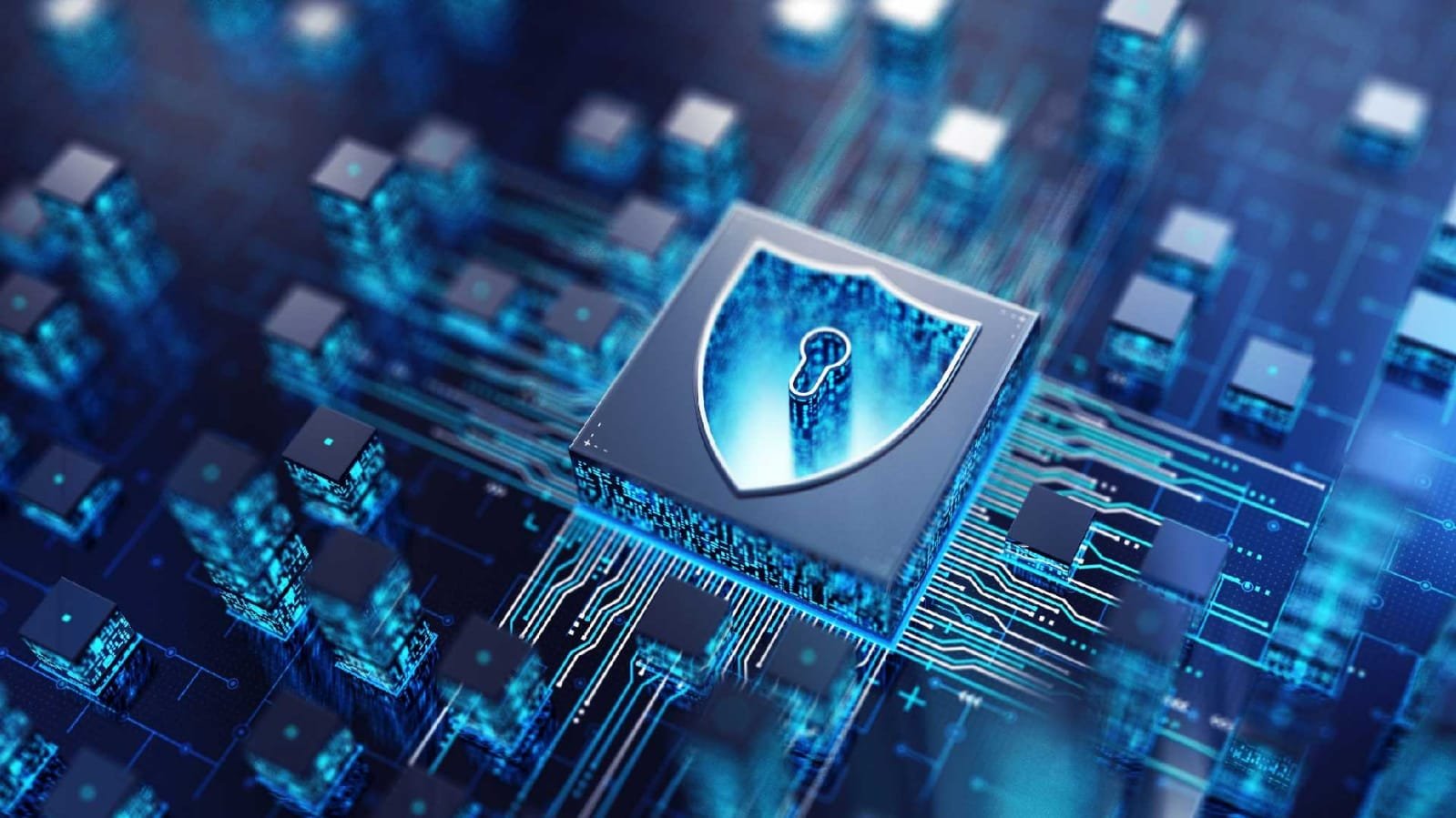 Cybersecurity network monitoring screen